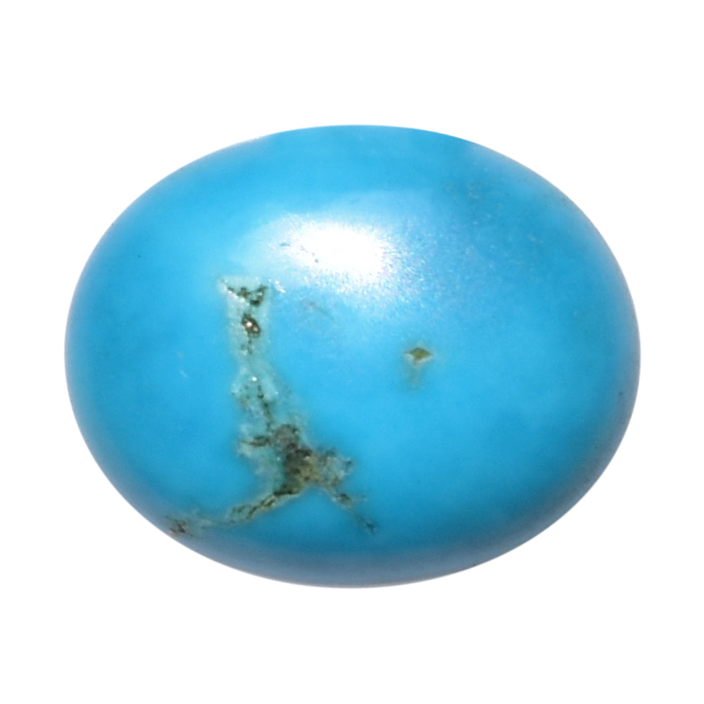 NATURAL TURQUOISE OVAL CAB 15X12MM 6.53 Cts.
