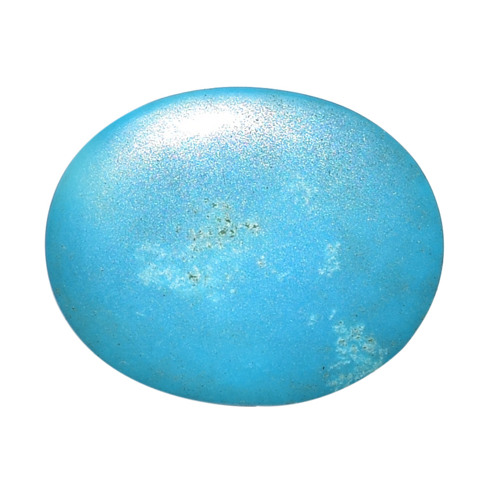 NATURAL TURQUOISE OVAL CAB 15X12MM 6.53 Cts.