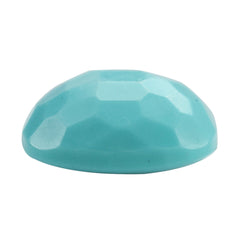 TURQUOISE IRREGULAR CUT CUSHION CAB (H/D)12MM 12.40 Cts.