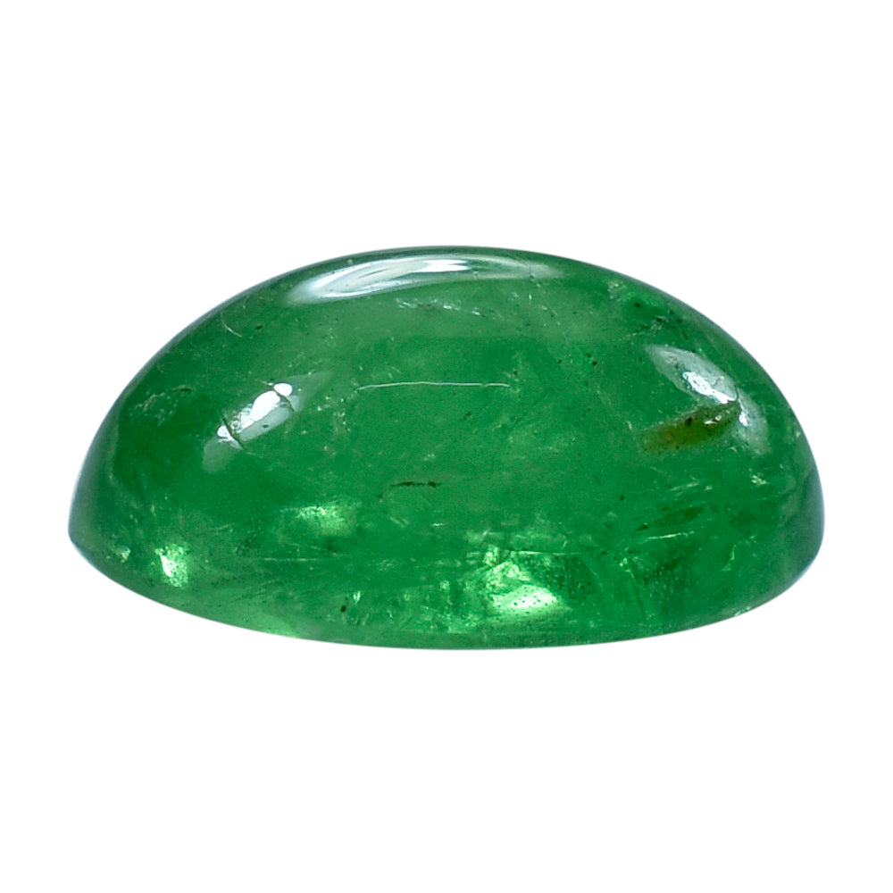 TSAVORITE OVAL CAB (MILKY) 7X5MM 1.13 Cts.