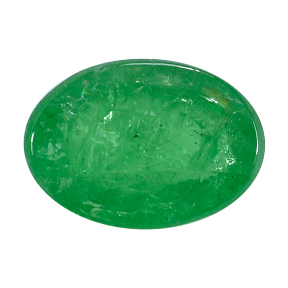 TSAVORITE OVAL CAB (MILKY) 7X5MM 1.13 Cts.