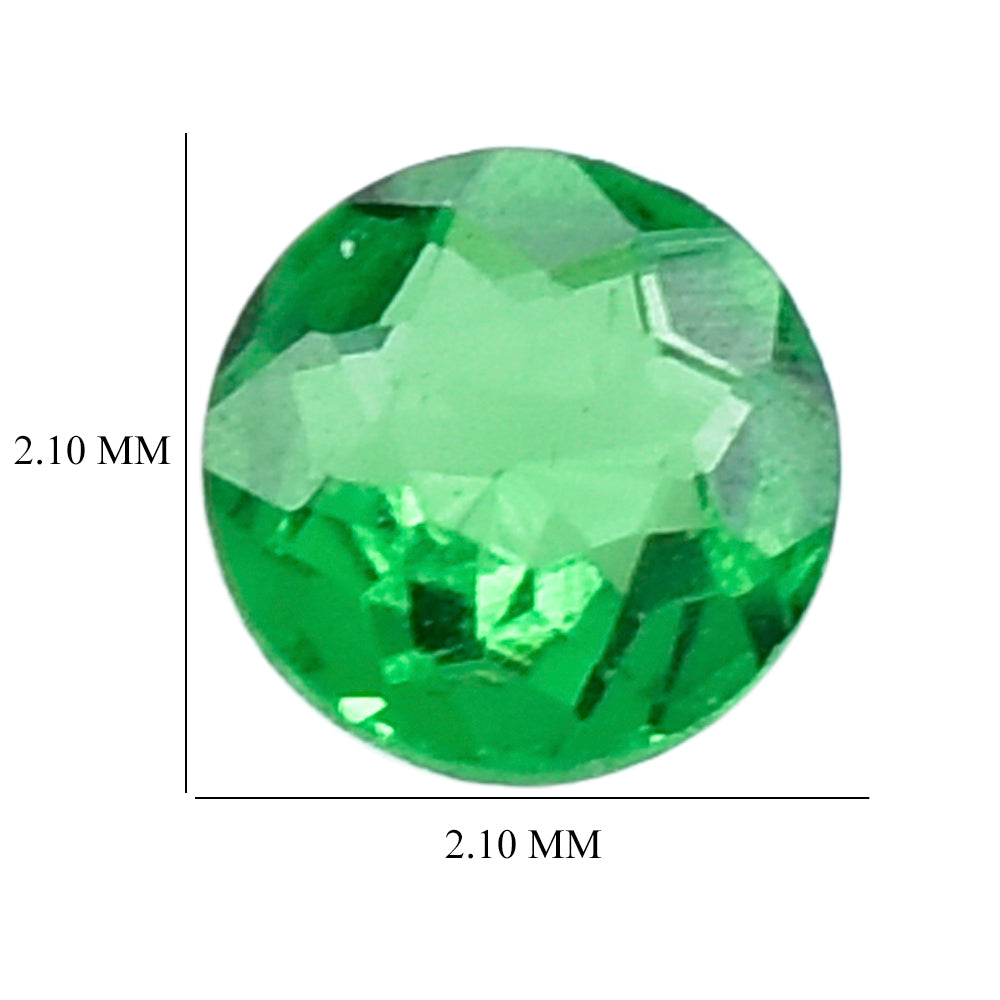 TSAVORITE CUT ROUND (AA/SI) 2.10MM 0.04 Cts.