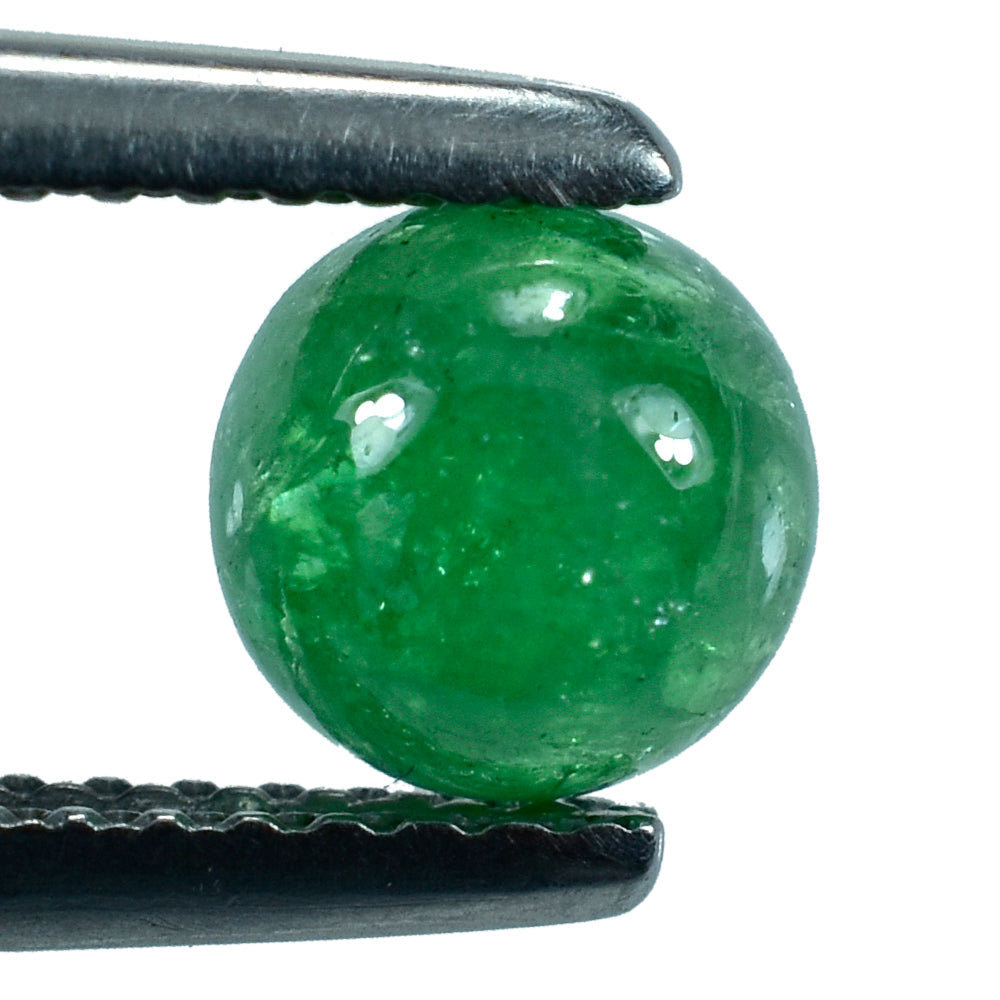 TSAVORITE ROUND CAB (MILKY) 6MM 1.22 Cts.