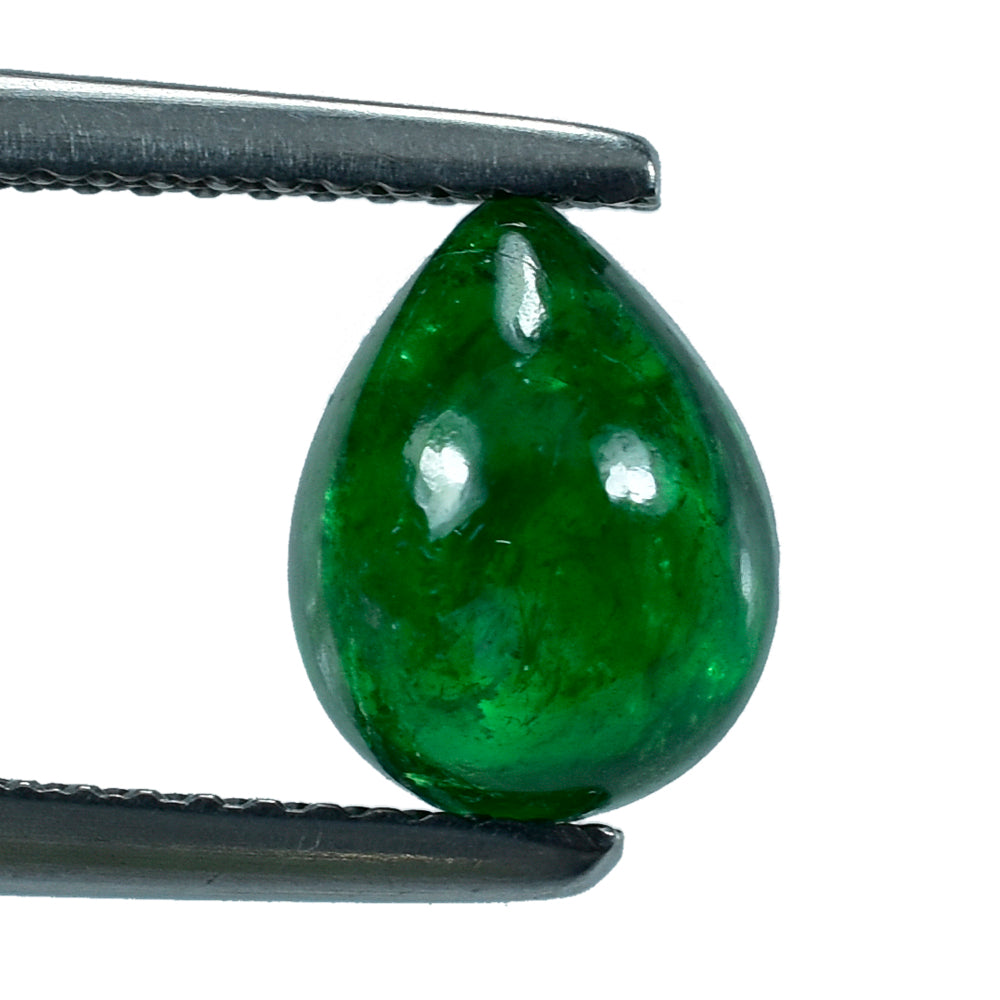 TSAVORITE PEAR CAB (AAA/HI) 9X7MM 2.45 Cts.