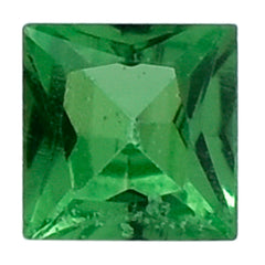 TSAVORITE PRINCESS CUT SQUARE (AA) 1.50MM 0.03 Cts.