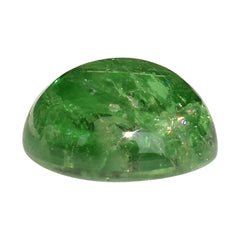 TSAVORITE PLAIN ROUND CAB (AA/MILKY) 12.00X12.00 MM 9.40 Cts.