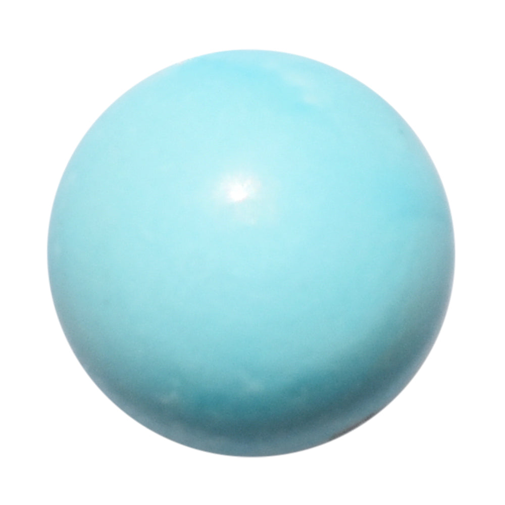 SLEEPING BEAUTY TURQUOISE ROUND CAB 10MM 3.87 Cts.