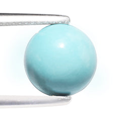 SLEEPING BEAUTY TURQUOISE ROUND CAB 10MM 3.87 Cts.