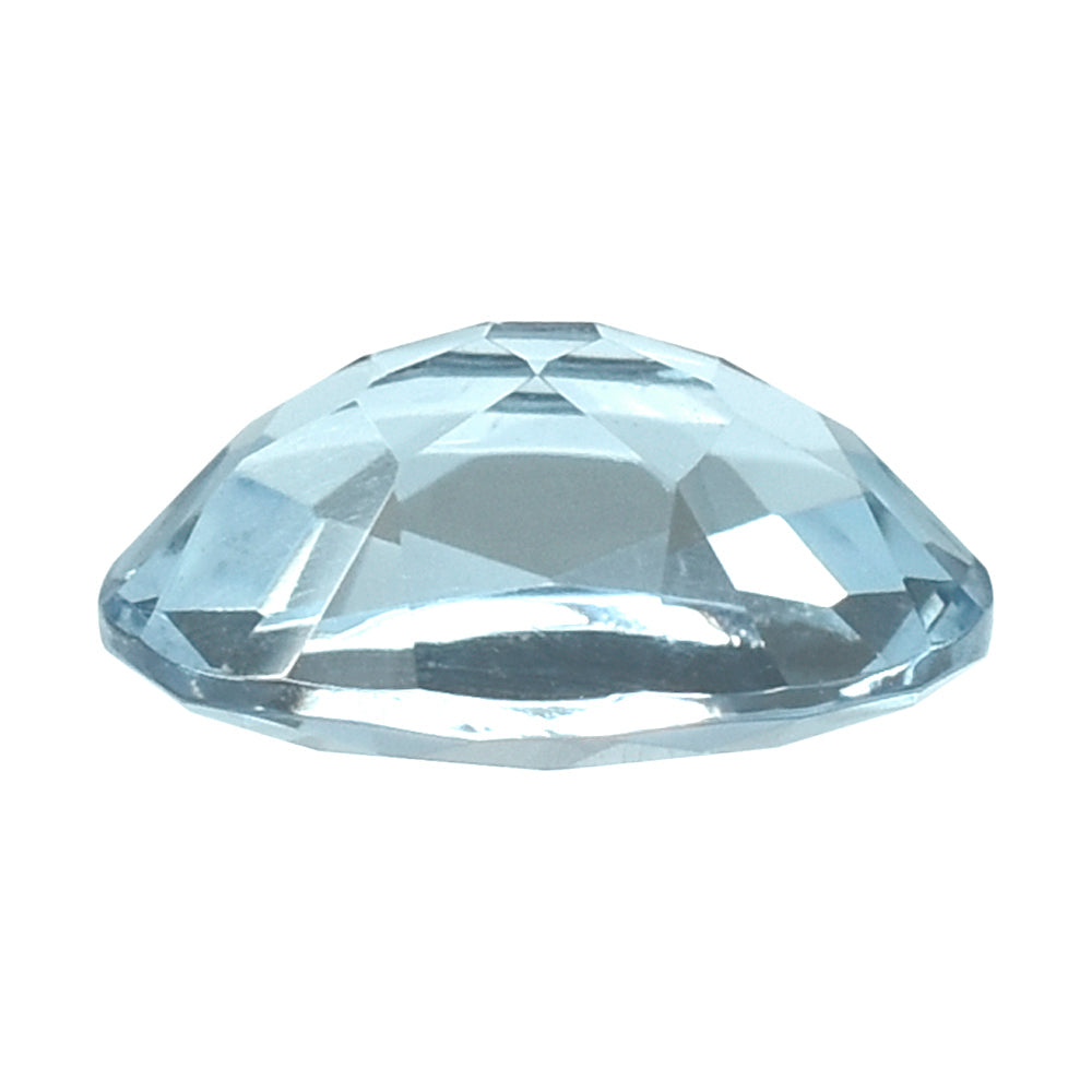 WHITE AQUAMARINE CUT OVAL (YELLOW SHADE) 7X5MM 0.63 Cts.