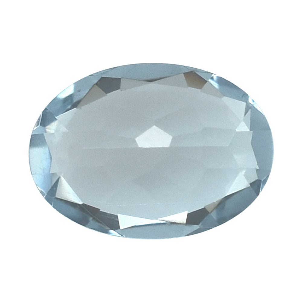 WHITE AQUAMARINE CUT OVAL (YELLOW SHADE) 7X5MM 0.63 Cts.