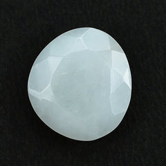 WHITE AVENTURINE BOTH SIDE TABLE CUT TRILLIONISH 12X11MM 0.98 Cts.