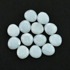 WHITE AVENTURINE BOTH SIDE TABLE CUT TRILLIONISH 12X11MM 0.98 Cts.