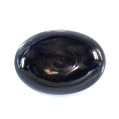BROWN SAPPHIRE PLAIN OVAL CAB 14X10MM 6.73 Cts.
