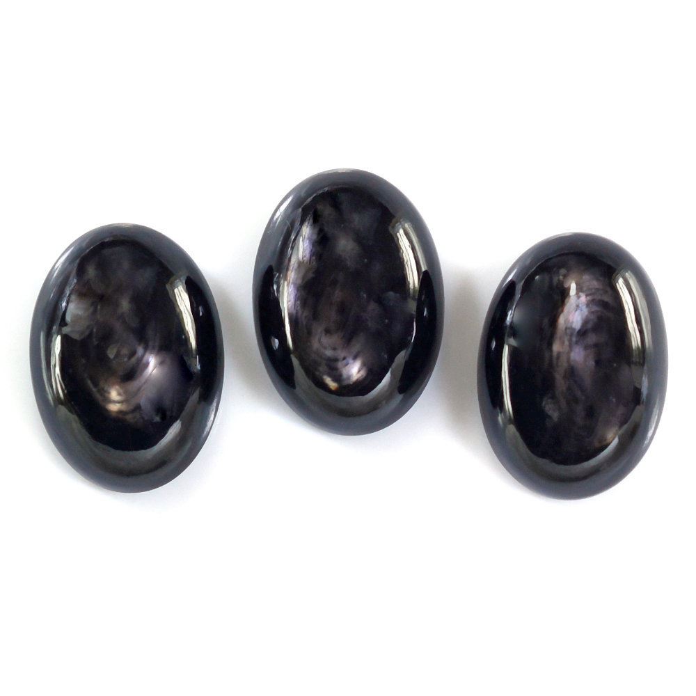 BROWN SAPPHIRE PLAIN OVAL CAB 14X10MM 6.73 Cts.