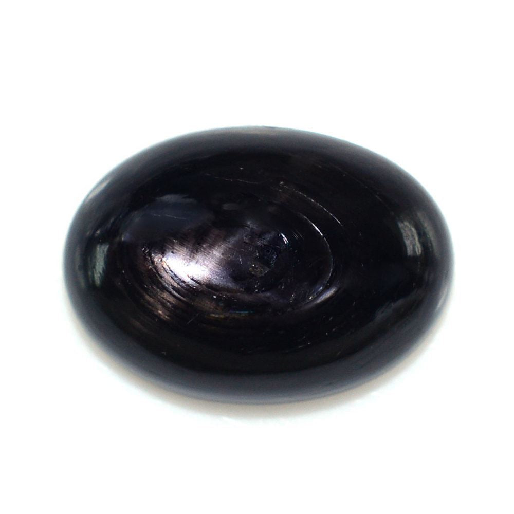 BROWN SAPPHIRE PLAIN OVAL CAB 14X10MM 6.73 Cts.
