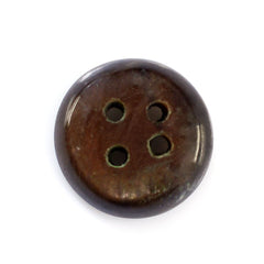 BROWN SAPPHIRE SHIRT BUTTON (DES#58) 10MM 3.70 Cts.