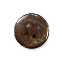 BROWN SAPPHIRE SHIRT BUTTON (DES#58) 11MM 4.06 Cts.