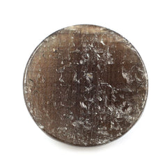 BROWN SAPPHIRE CHECKER CUT ROUND CAB 12MM 6.11 Cts.