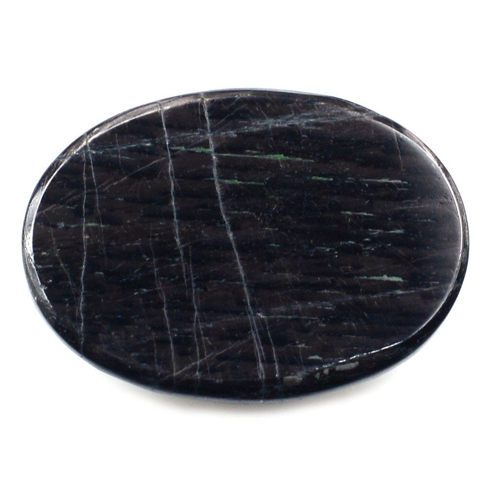 BROWN SAPPHIRE CHECKER CUT OVAL CAB 16X12MM 7.83 Cts.