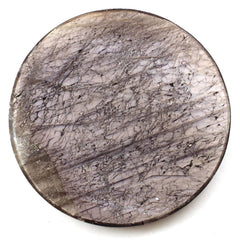 BROWN SAPPHIRE CHECKER CUT ROUND CAB 20MM 13.49 Cts.