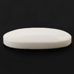 WHITE AGATE OVAL CAB 24X14MM 13.45 Cts.