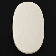 WHITE AGATE OVAL CAB 24X14MM 13.45 Cts.