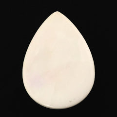WHITE AGATE (INDONESIAN) PEAR CAB (GREENISH WHITE) 22X16MM 14.53 Cts.