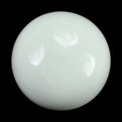 WHITE AGATE PLAIN ROUND CAB 10MM (TH. 5.00-5.40MM) 4.02 Cts.