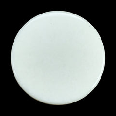 WHITE AGATE PLAIN ROUND CAB 10MM (TH. 5.00-5.40MM) 4.02 Cts.