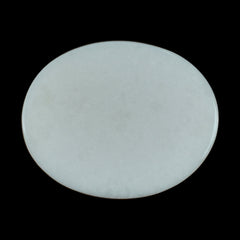 WHITE AGATE PLAIN OVAL CAB (KOGOLONG) 10X8MM (TH. 4.00-4.40MM) 2.69 Cts.