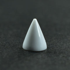 WHITE AGATE PLAIN CONE (CLEAN) 5.00X5.00 MM 0.70 CTS