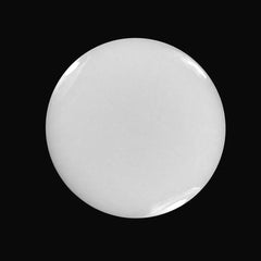 WHITE AGATE PLAIN LENTIL ROUND (WHITE) 19.00X19.00 MM 6.55 CTS