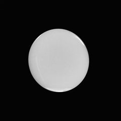 WHITE AGATE PLAIN LENTIL ROUND (WHITE) 19.00X19.00 MM 6.55 CTS