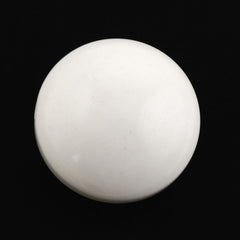 WHITE AGATE LENTIL ROUND (FULL DRILL) 15MM 15.20 Cts.