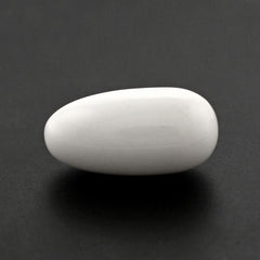 WHITE AGATE PLAIN OLIVE 18X9MM 11.36 Cts.