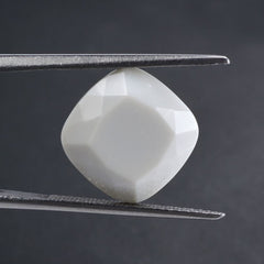 WHITE AGATE CUT CUSHION 12.50MM 8.05 Cts.