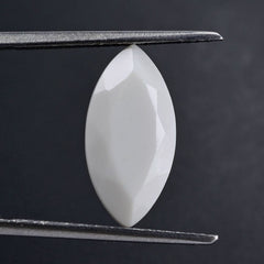 WHITE AGATE CUT MARQUISE 16X8MM 3.25 Cts.
