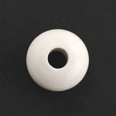 WHITE AGATE PLAIN ROUND (FULL DRILL) 10MM 4.00 Cts.