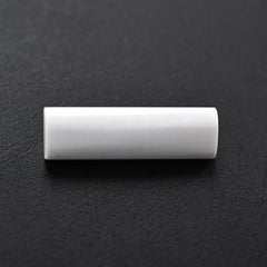 WHITE AGATE BUFFTOP BAGUETTE 10X3MM 0.70 Cts.