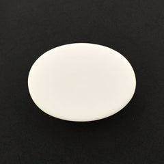 WHITE AGATE OVAL CAB 18X13MM 12.19 Cts.