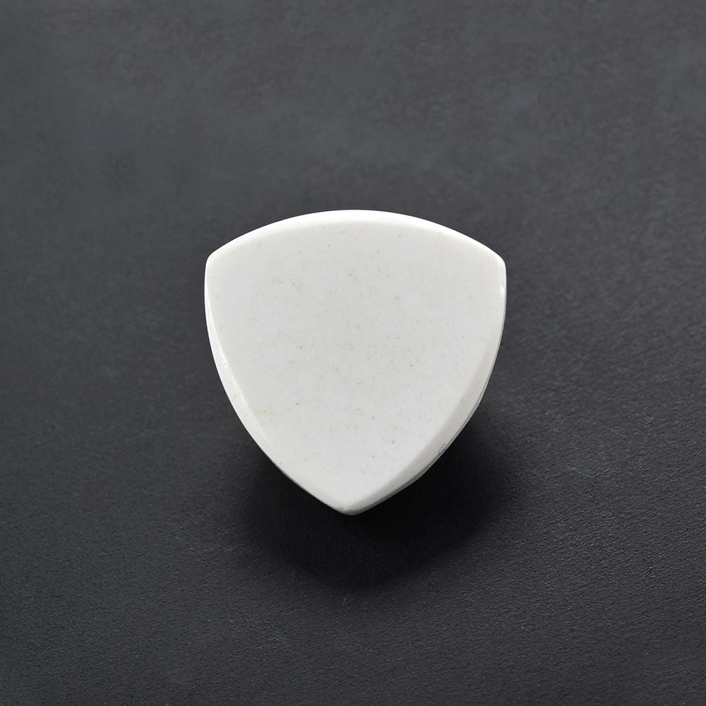 WHITE AGATE ROSE CUT TRILLION CAB 14MM 7.80 Cts.