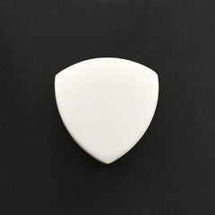 WHITE AGATE TRILLION CAB 14MM 10.50 Cts.