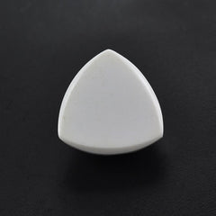 WHITE AGATE CHECKER TRILLION CAB 14MM 8.11 Cts.