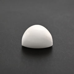 WHITE AGATE TRILLION CAB 10MM 3.70 Cts.