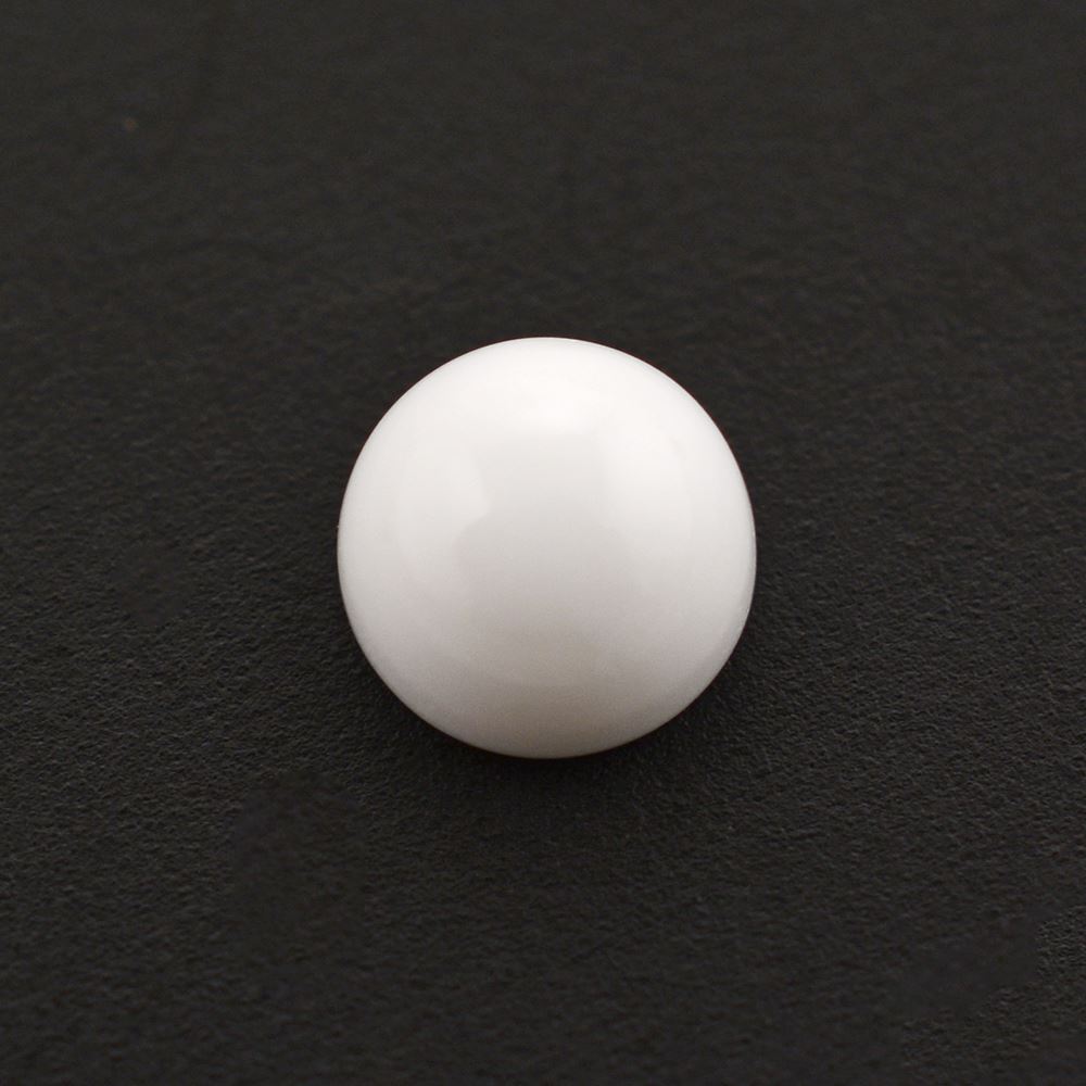 WHITE AGATE ROUND CAB 4MM 0.36 Cts.