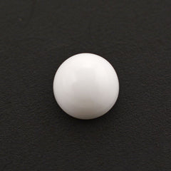 WHITE AGATE ROUND CAB 4MM 0.36 Cts.