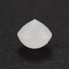 WHITE MILKY QUARTZ IRREGULAR CUT SPECIAL ROUND 9MM 3.53 Cts.