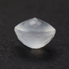WHITE MILKY QUARTZ IRREGULAR CUT SPECIAL ROUND 9MM 3.44 Cts.