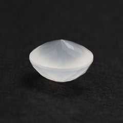 WHITE MILKY QUARTZ IRREGULAR CUT SPECIAL ROUND 6MM 0.80 Cts.