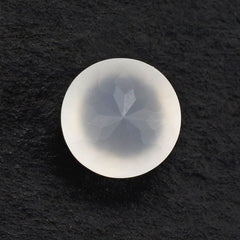 WHITE MILKY QUARTZ IRREGULAR CUT SPECIAL ROUND 6MM 0.80 Cts.